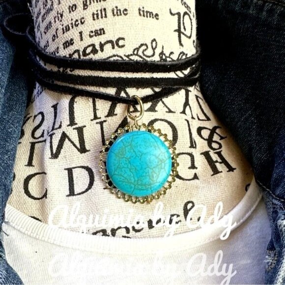 Alquimia Turquoise Pendant Necklace - Picture 1 of 2